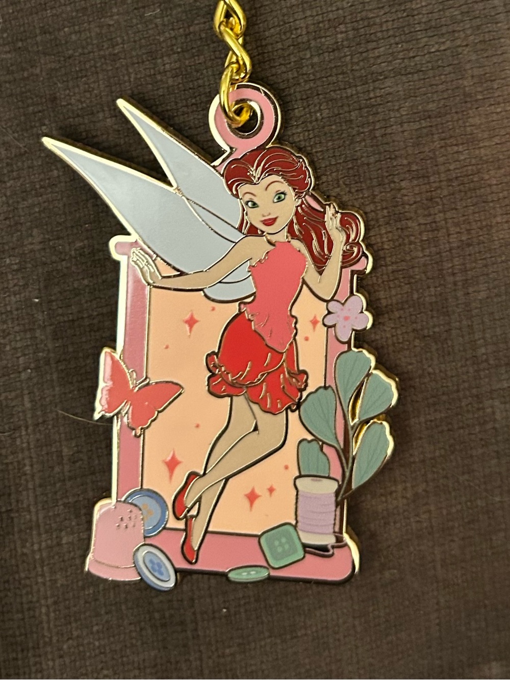 Disney fairies Rosetta mystery keychain